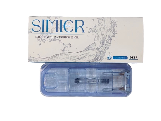 1 ml 2 ml Çapraz Bağlı Hyaluronik Asit Doldurucu 24mg/Ml HA Dermal Doldurucular