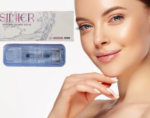 1 ml 2 ml Çapraz Bağlı Hyaluronik Asit Doldurucu 24mg/Ml HA Dermal Doldurucular