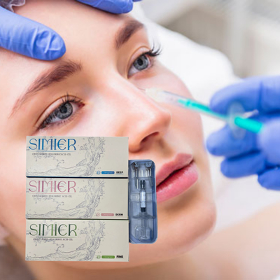 1 ml 2 ml Çapraz Bağlı Hyaluronik Asit Doldurucu 24mg/Ml HA Dermal Doldurucular