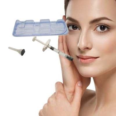 24 mg Hyaluronik Asit Kıvrım Doldurucular Çapraz Bağlantılı HA Hyaluronik Enjeksiyonlar Yüz
