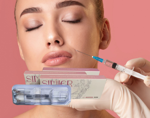 Enjekte edilebilir 2ml Hyaluronik Asit Dermal Dolgu Anti-Yaşlanma kırışıklıkları