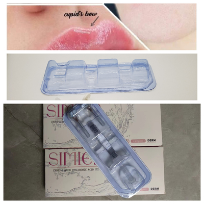 Enjekte edilebilir Ha Hyaluronik Asit Dudak Doldurucu Enjeksiyonlar 24mg/ml Yüz Bakımı