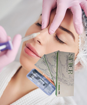 Enjekte edilebilir Dudak 24mg/Ml Hyaluronik Asit Jeli Enjeksiyonlar Kıvrımlara Karşı