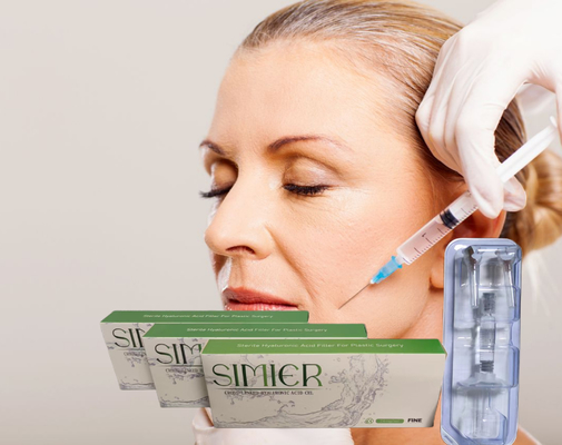 Gel Çapraz Bağlı Hyaluronik Asit Dudak Doldurucu Anti kırışıklık 1ml 2ml