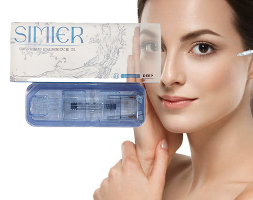 CE 1ml Dermal Dermal Doldurucu Hyaluronik Asit HA Dudak Doldurucular Yaşlanma Karşıtı