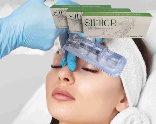 Deri Bakımı Çapraz Bağlı Hyaluronik Asit Yüz Enjekte edilebilir 1ml 2ml Dermal Filler