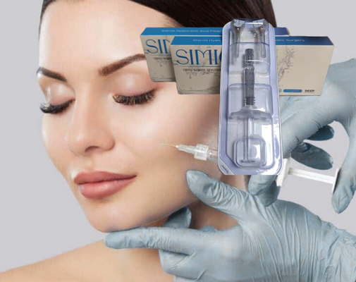 Hyaluronik Asit Enjeksiyon Burun Dudaklar Çenesi Genişletme Dermal Dolgu
