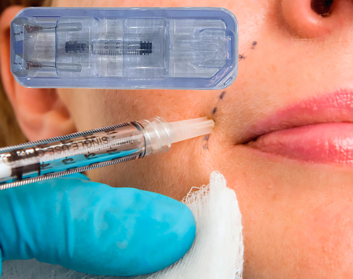 Çapraz Bağlı Hyaluronik Asit Dermal Dolgu 2ml Hyaluron Kalemi Tırnak Dudaklar İçin