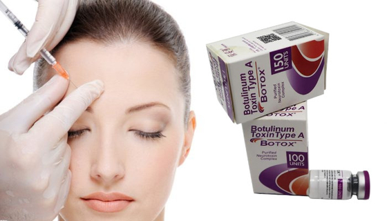 Beyaz Toz A Tipi Botulinum Toksin 100 Birim Yüz kırışıklıkları için Botox