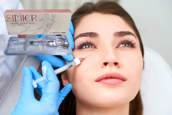 Derin 2ml 1ml Hyaluronik Asit Dudak Dolguları Kadın Enjekte edilebilir OEM ODM